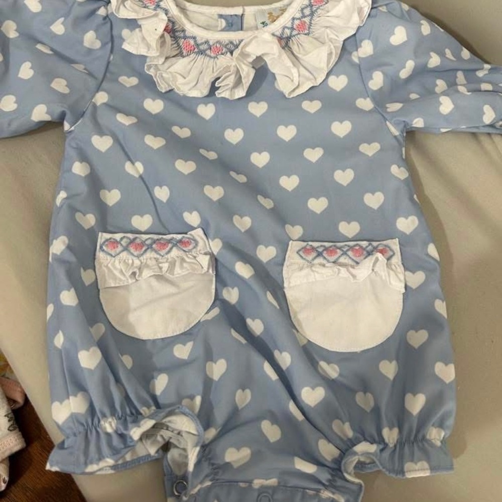 Carolina Smock Heart Bubble